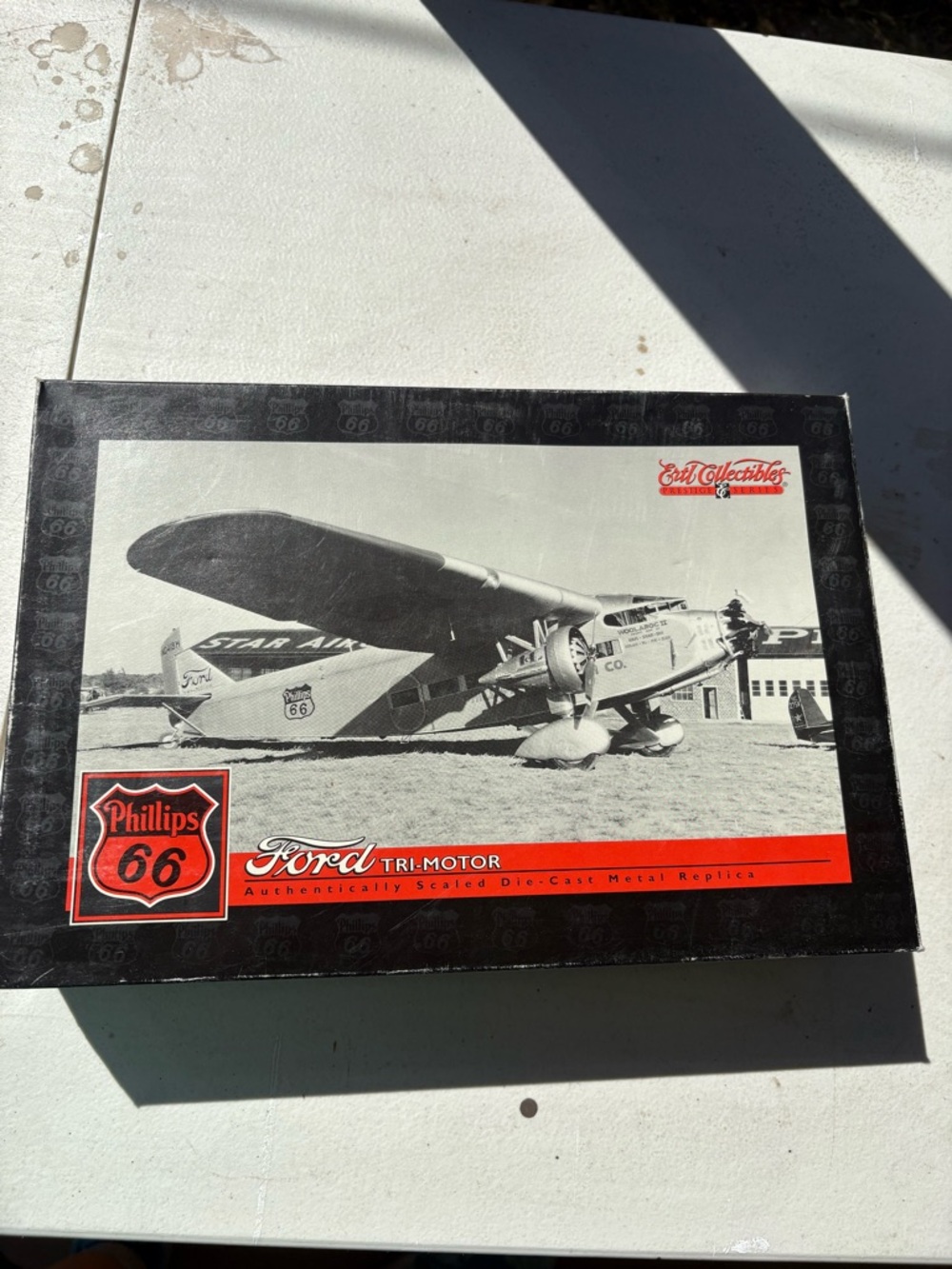 Ford Tri-Motor Die-Cast Replica - Black & silver